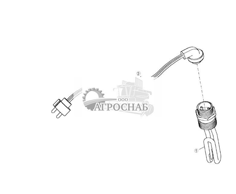 Нагреватель охлаждающей жидкости двигателя, 220 В - ST823197 85.jpg